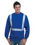 USA-Made Hi-Visibility Crewneck Sweatshirt