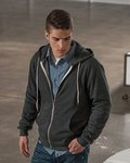 Retro Heather Full-Zip Hooded Sweatshirt