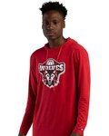 Tri-Blend Surplice Hooded Long Sleeve T-Shirt