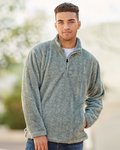 Boundary Shag Frosty Sherpa Quarter-Zip Pullover