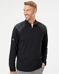 Shoulder Stripe Quarter-Zip Pullover