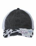 Women's Printed Visor with Mesh Back Cap