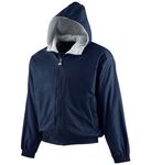 Youth Hooded Taffeta Jacket/Fleece Lined