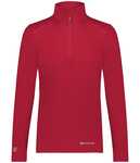 Ladies 1/4 Zip Pullover Powered by Coolcore(r)