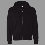 Unisex Full-Zip Fleece Hoodie Sweatshirt