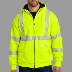 Ansi 107 Class 3 Lined Full Zip Sweatshirt