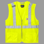 Ansi Class 2 Mesh Zip Front Vest