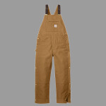 Short Firm Duck Insulated Bib Overalls