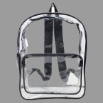 Large 17" Heavy Duty Clear Backpack