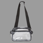 Clear Stadium 2-Pocket Fanny Pack/Crossbody Bag