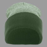 Heather Two-Tone Cuff Beanie