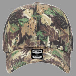 OTTO CAP® Camouflage 6 Panel Mid Profile Mesh Back Trucker Hat