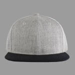 Wool Blend Heather Snapback Cap