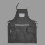 Domain Contrast Denim Bib Apron