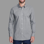 Men's Microcheck Gingham Cotton Shirt