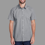 Men's Microcheck Gingham Cotton Shirt