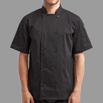Unisex Short Sleeve Recycled Chef Coat