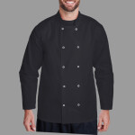 Unisex Ten Studded Front Chef Coat