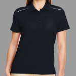 Women's Radiant Performance Piqué Polo with Reflective Piping