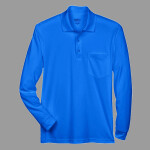 Men's Pinnacle Performance Long Sleeve Piqué Polo with Pocket