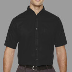 Men's Tall Optimum Short Sleeve Twill Dress Shirt