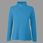Women's Fusion ChromaSoft™ Pique Quarter-Zip Pullover