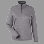 Women's Venture Heathered Stripe Quarter-Zip Pullover