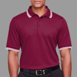 Men's CrownLux Performance® Plaited Tipped Polo