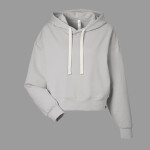 Women's Vintage Oversized Cropped Hooded Sweatshirt