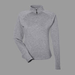 Women's Fairway Marbled Jersey Quarter-Zip Pullover