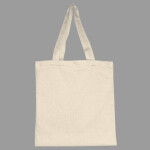Cotton Canvas Tote Bag With Self Fabric Handles