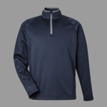 Men's Waffle Fleece Quarter-Zip Pullover
