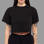 Women's Garment-Dyed Crop T-Shirt
