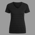 Women's Invisible Stripe V-Neck T-Shirt