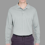 Men's Cool & Dry Sport Long Sleeve Polo