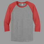 Unisex Premium Blend Combed Ring Spun 3/4 Sleeve Raglan