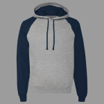 Unisex NuBlend ® Colorblock Raglan Hoodie Sweatshirt