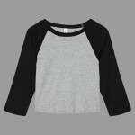 Women's Micro Rib 3/4 Raglan Baby Tee