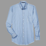 Men's Crown Collection® Banker Stripe Woven Dress Shirt