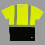 Men's Hi-Vis Class 2 Color Blocked Pocket T-Shirt