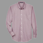 Men's Crown Collection® Gingham Check Woven Dress Shirt