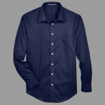 Men's Crown Collection® Solid Stretch Twill Woven Dress Shirt