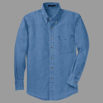 Tall Long Sleeve Denim Shirt