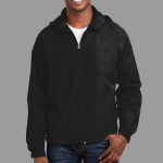 Hooded Raglan Jacket