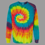 Unisex Tie-Dyed Long Sleeve T-Shirt