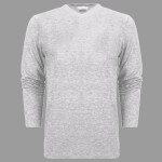 Unisex Long Sleeve V-Neck Tee