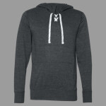 Unisex Jersey Sport Lace Hooded Pullover