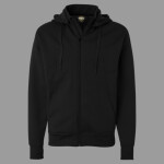 Unisex Poly-Tech Full-Zip Hooded Sweatshirt