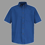 Men's Poplin Short Sleeve Dress Shirt