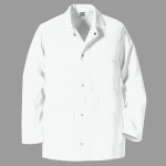 Gripper Front Short Butcher Coat